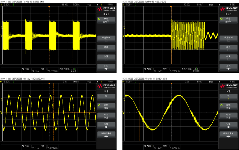 海伏科技 R15-AC高压交流电源 波形图