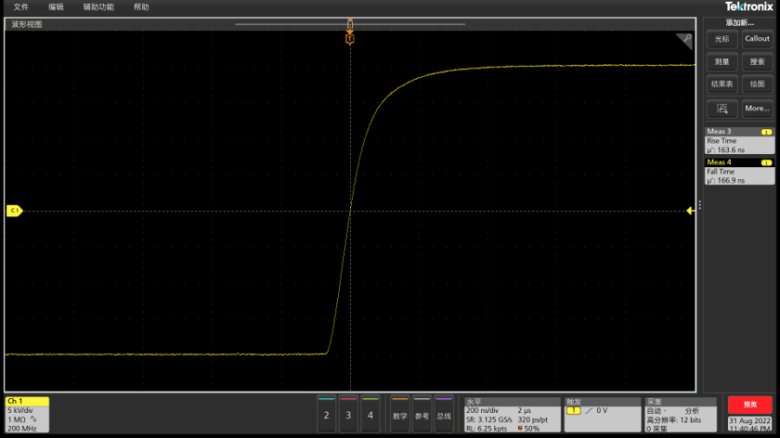 海伏科技P40 脉冲电源 波形图